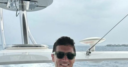 Robert Lewandowski z córką Laurą. /Instagram