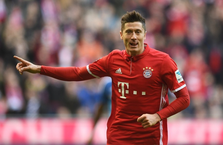 Robert Lewandowski //LENNART PREISS /PAP/EPA