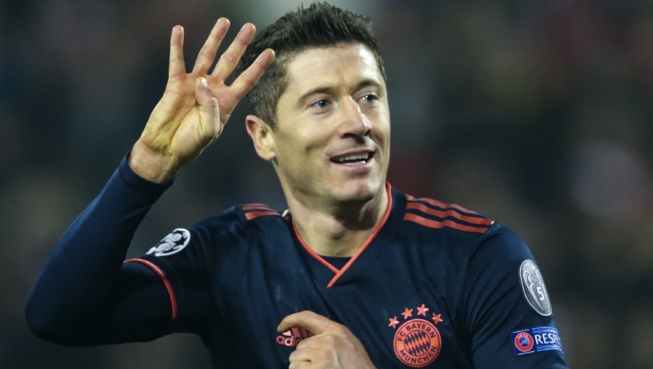 Robert Lewandowski /Andrej Cukić /PAP/EPA