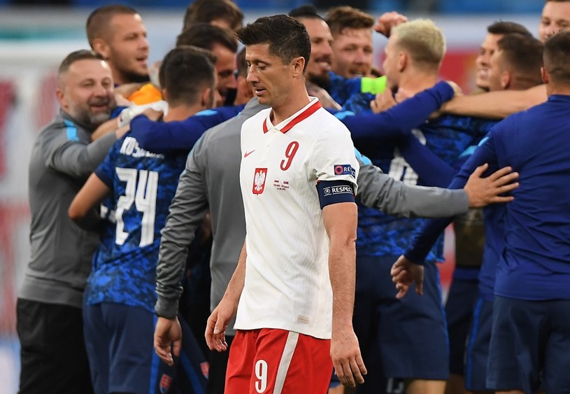 Polska - Słowacja. Robert Lewandowski po meczu. Euro 2020