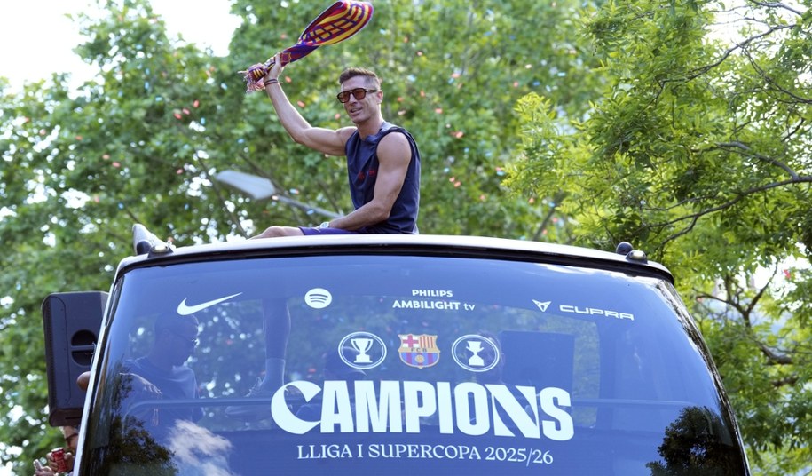 Robert Lewandowski /ALEJANDRO GARCIA  /PAP/EPA