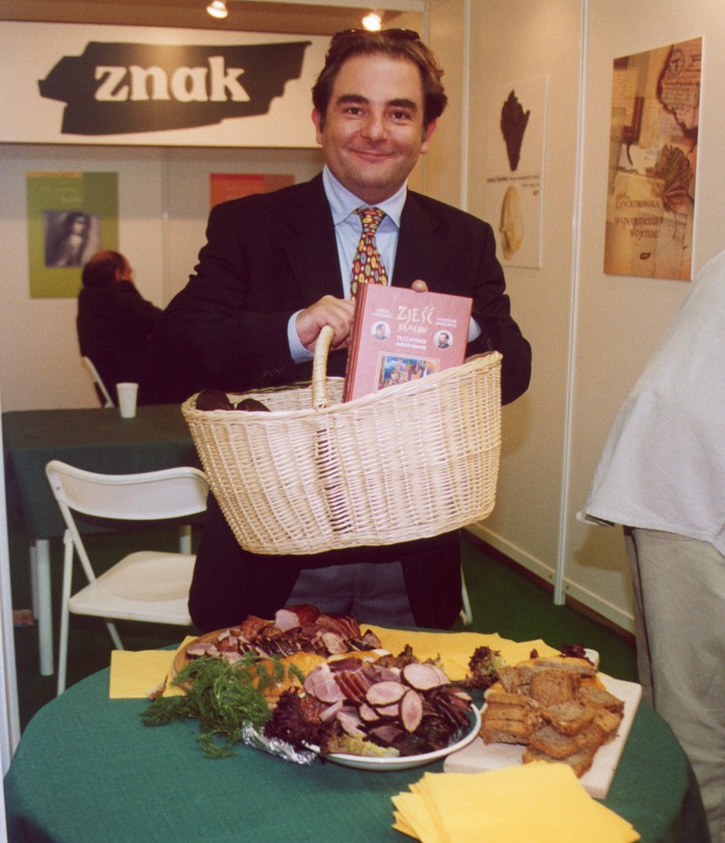 Robert Makłowicz w 2001 roku /Mikulski /AKPA