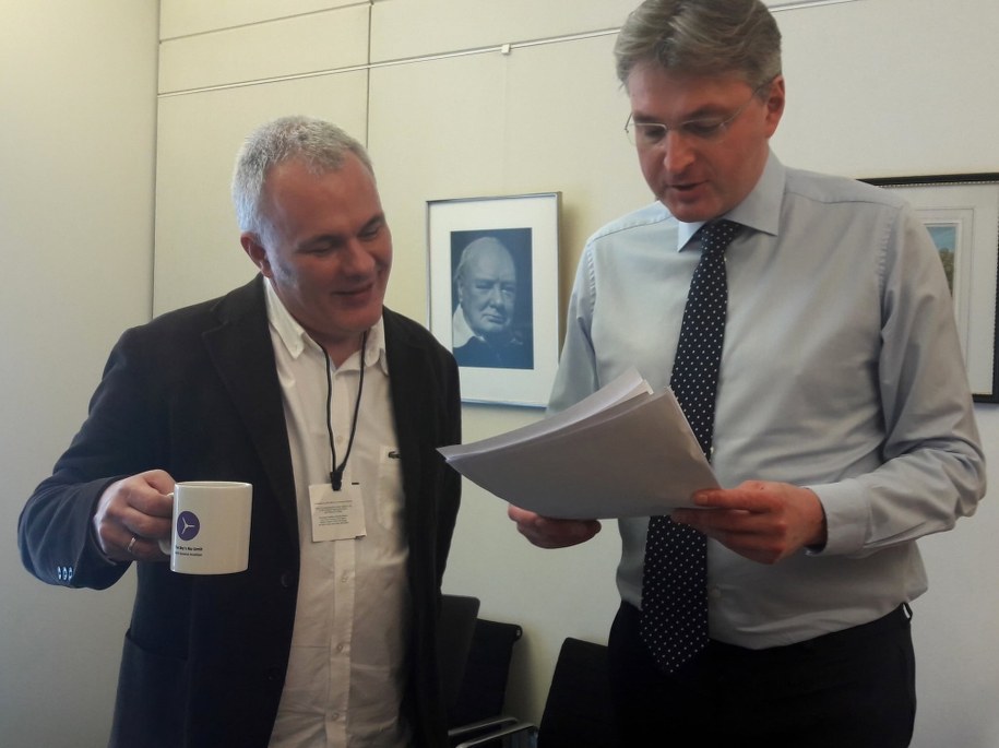 Robert Mazurek i Daniel Kawczyński /Bogdan Frymorgen /RMF FM