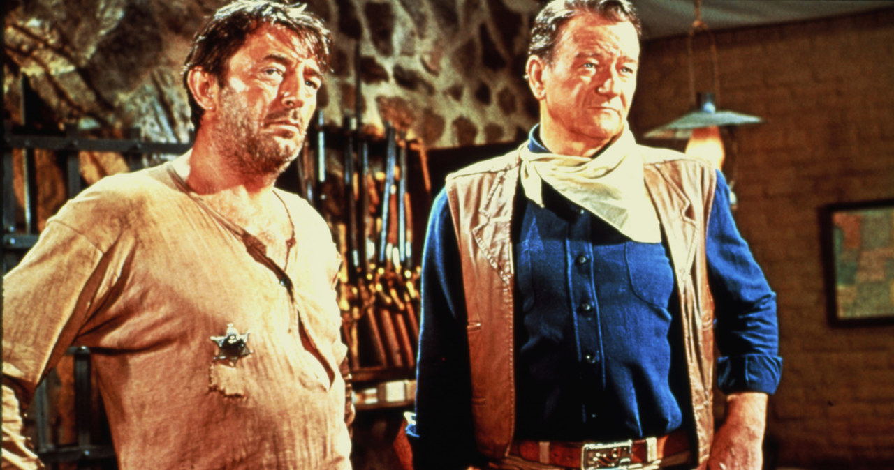 Robert Mitchum i John Wayne w filmie "El Dorado" (1966) /AKPA