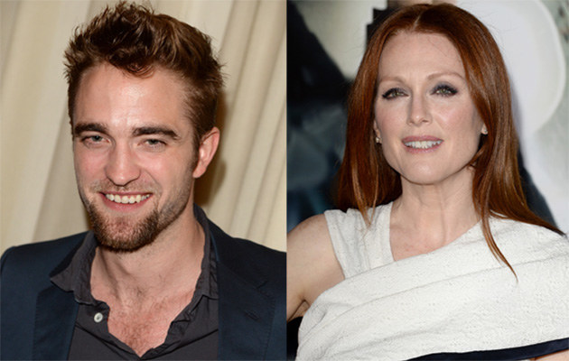 Robert Pattinson i Julianne Moore /Jason Merritt,  /Getty Images