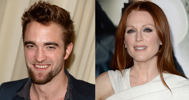 Robert Pattinson i Julianne Moore /Jason Merritt,  /Getty Images