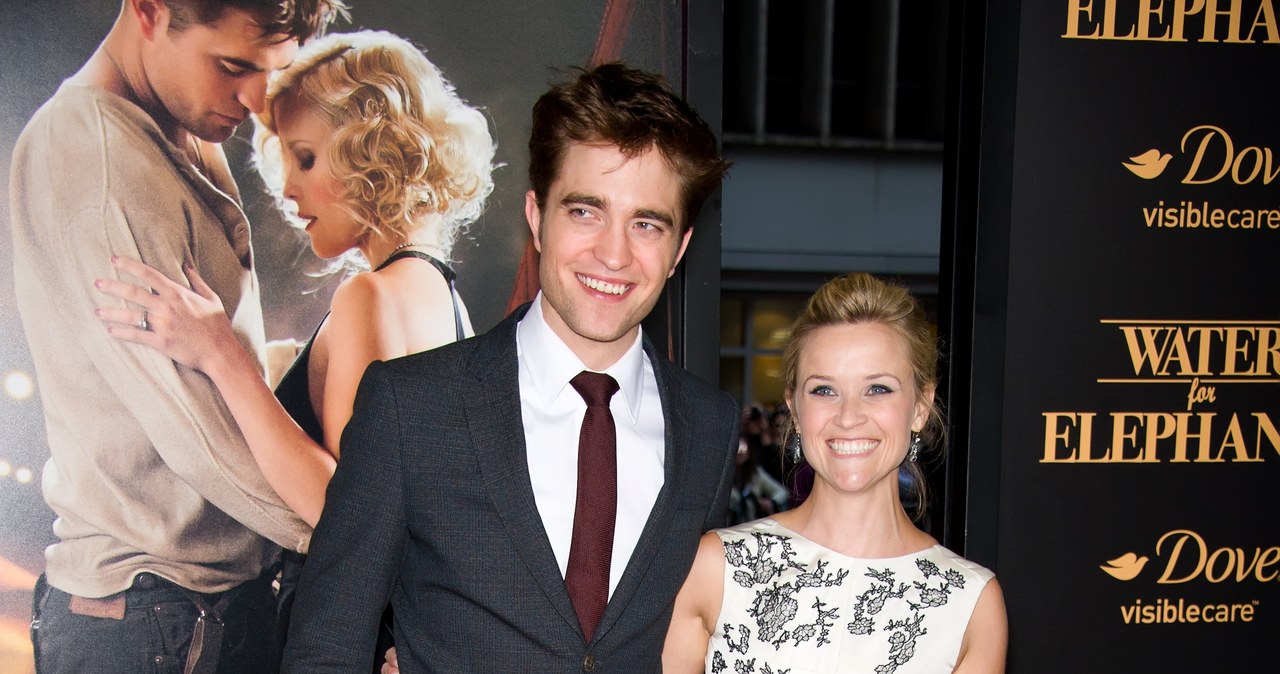 Robert Pattinson i Reese Witherspoon na premierze "Wody dla słoni" /Gilbert Carrasquillo /Getty Images