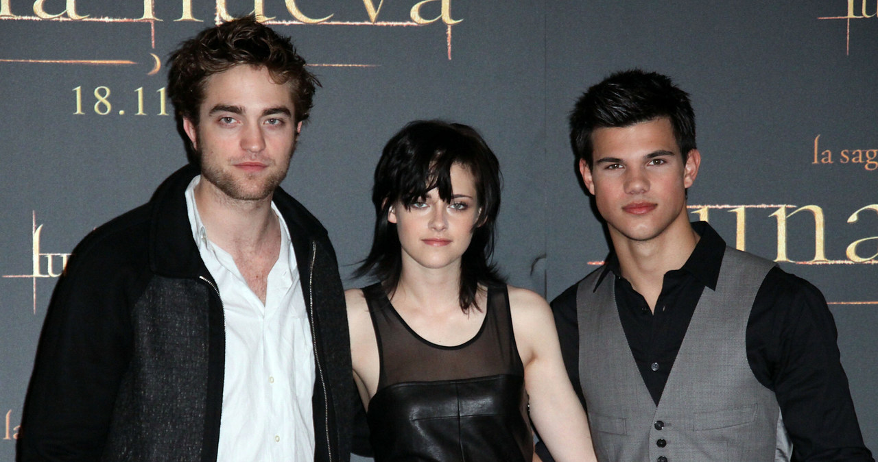 Robert Pattinson, Kristen Stewart i Taylor Lautner w 2009 roku /Michael Murdock / Splash News/EAST NEWS /East News