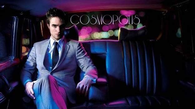 Robert Pattinson na tylnym siedzeniu limuzyny w filmie "Cosmopolis" /materiały dystrybutora