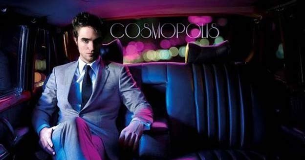 Robert Pattinson na tylnym siedzeniu limuzyny w filmie "Cosmopolis" /materiały dystrybutora