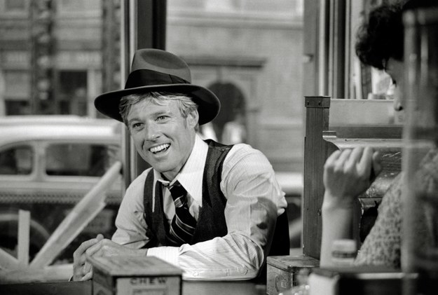 Robert Redford na planie filmu "Żądło" /	Cinema Publishers Collection/The Hollywood Archive /PAP/Photoshot