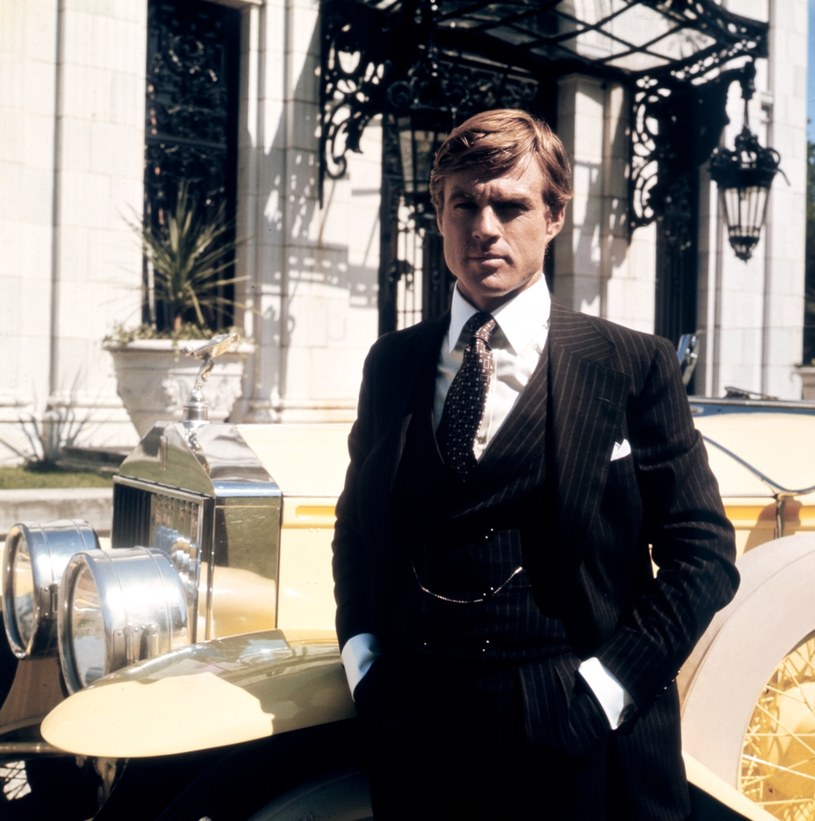 Robert Redford na planie "Wielkiego Gatsby" /Sunset Boulevard/Corbis /Getty Images
