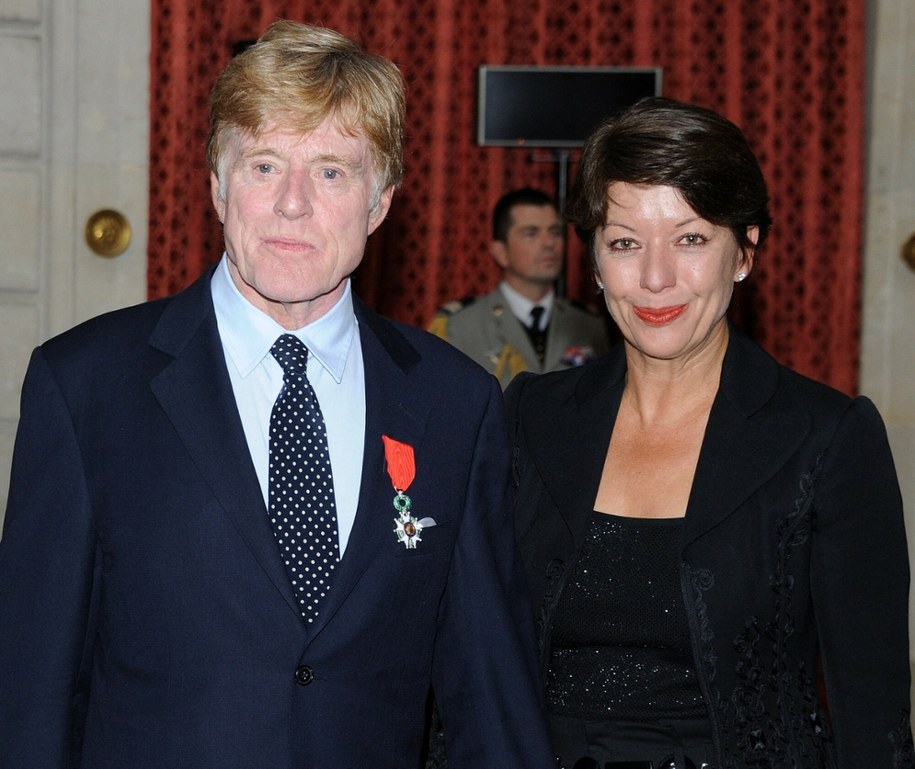 Robert Redford z żoną Sibylle /Abaca /East News