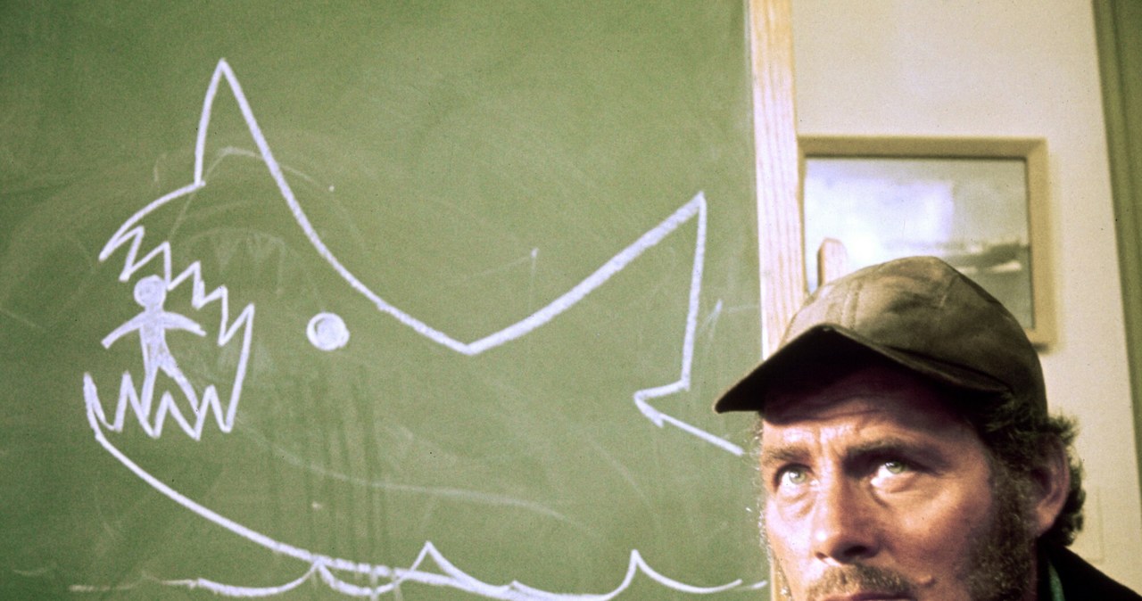 Robert Shaw w filmie "Szczęki" /Universal/All Film Archive/Mary Evans/East News /East News