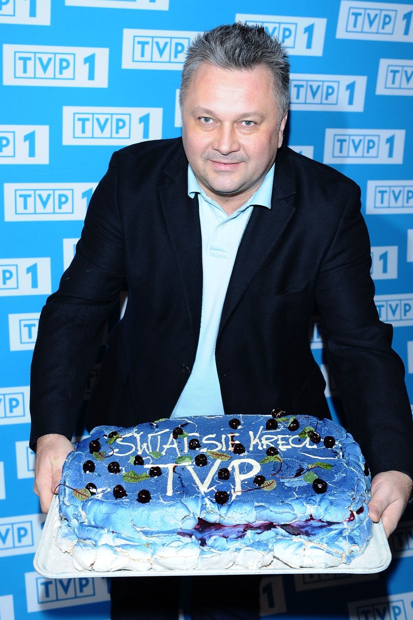 Robert Sowa na prezentacji ramówki TVP /Andras Szilagyi /MWMedia
