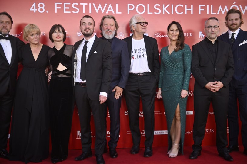 Robert Więckiewicz i Andrzej Seweryn na ceremonii zamknięcia 48. Festiwalu Polskich Filmów Fabularnych w Gdyni /AKPA