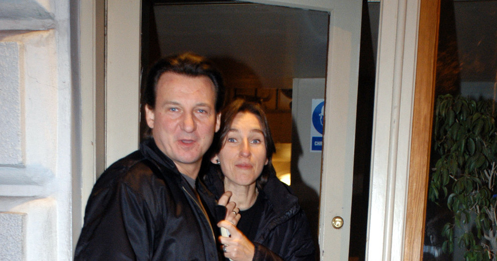 Robert Więckiewicz z żoną Natalią /Warda /AKPA