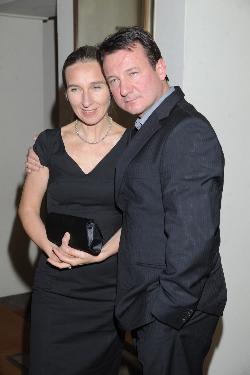 Robert Więckiewicz z żoną /Tomasz Szamot /MWMedia