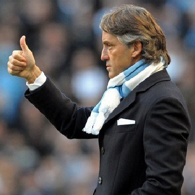Roberto Mancini, menedżer Manchesteru City /AFP