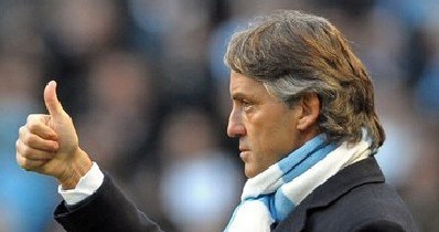 Roberto Mancini, menedżer Manchesteru City /AFP