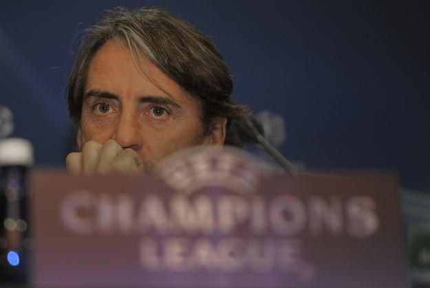 Roberto Mancini, trener Manchesteru City /AFP