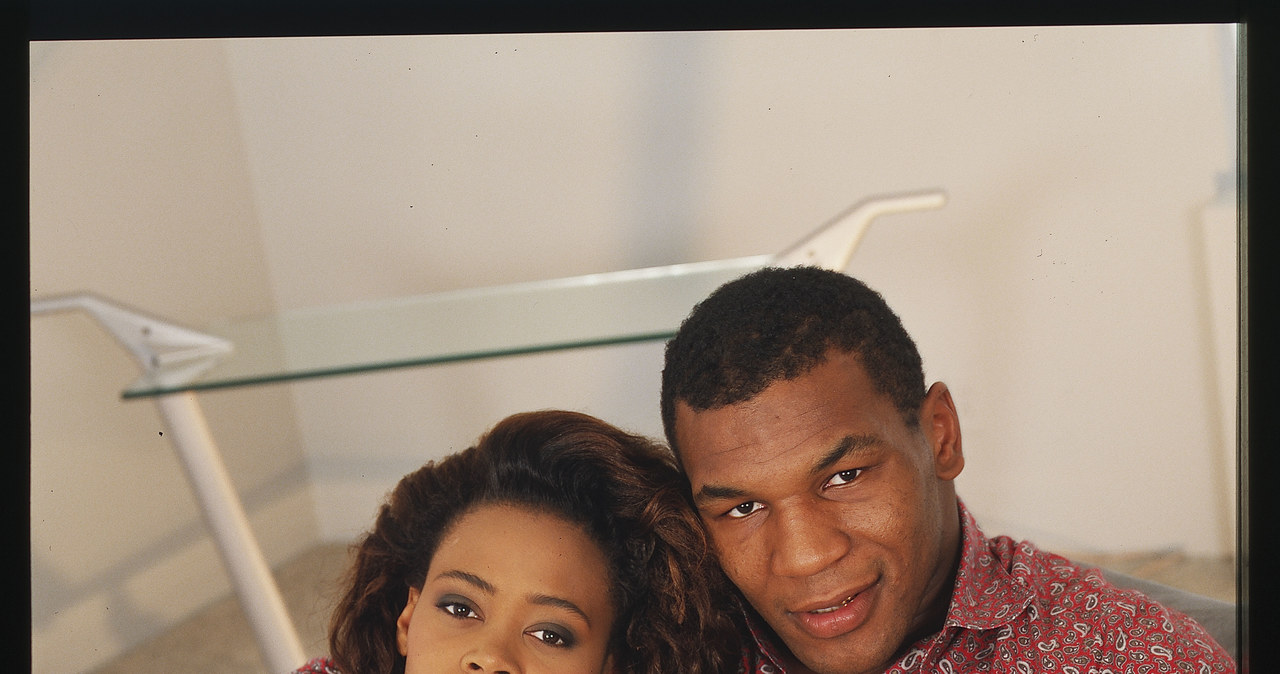 Robin Givens i Mike Tyson /Anthony Barboza /Getty Images