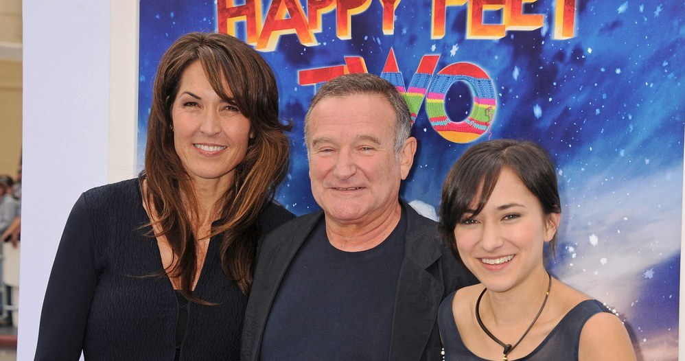 Robin Williams i Susan Schneider z córką /- /East News