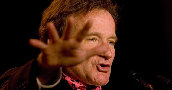 Robin Williams na Międzynarodowym Festiwalu Filmowym w San Francisco 3 maja, fot. David Paul Morris &nbsp; /Getty Images/Flash Press Media