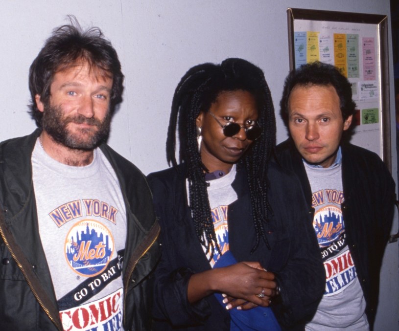 Robin Williams, Whoopi Goldberg i Billy Crystal w 1990 roku /Walter McBride / Contributor /Getty Images