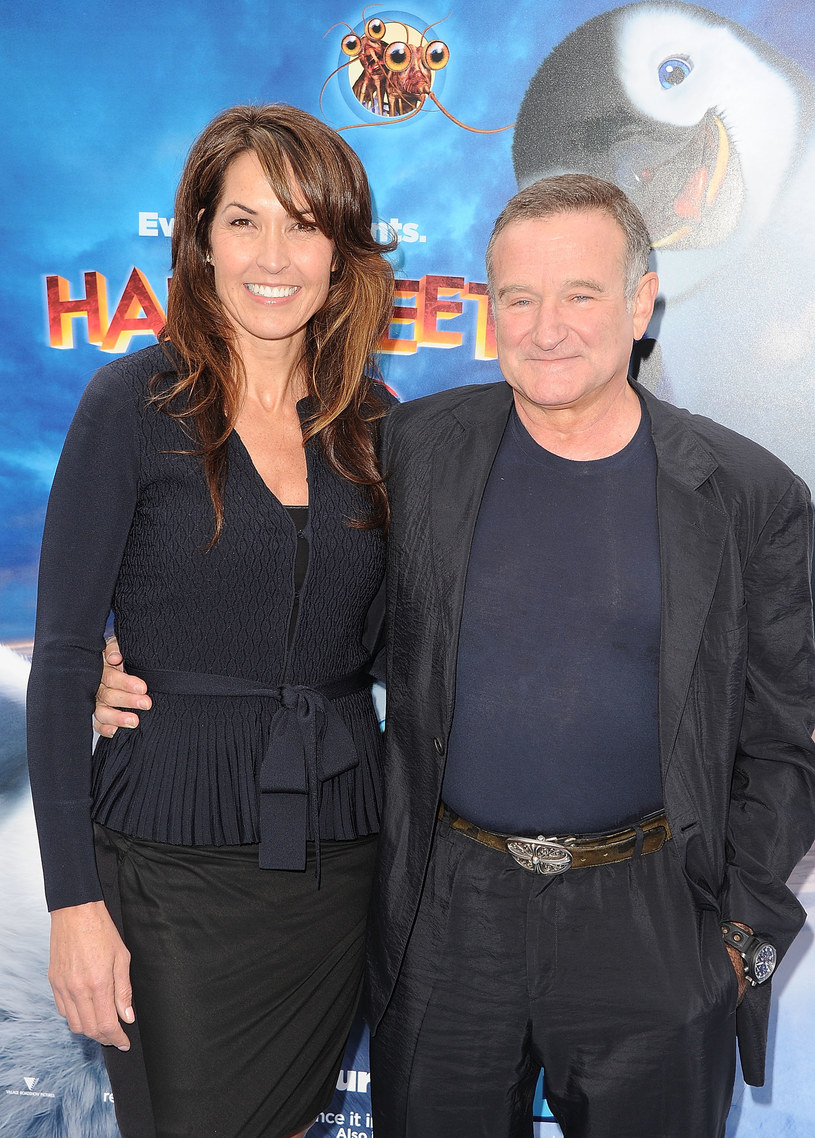 Robin Williams z żoną Susan /Jason Merrit /Getty Images