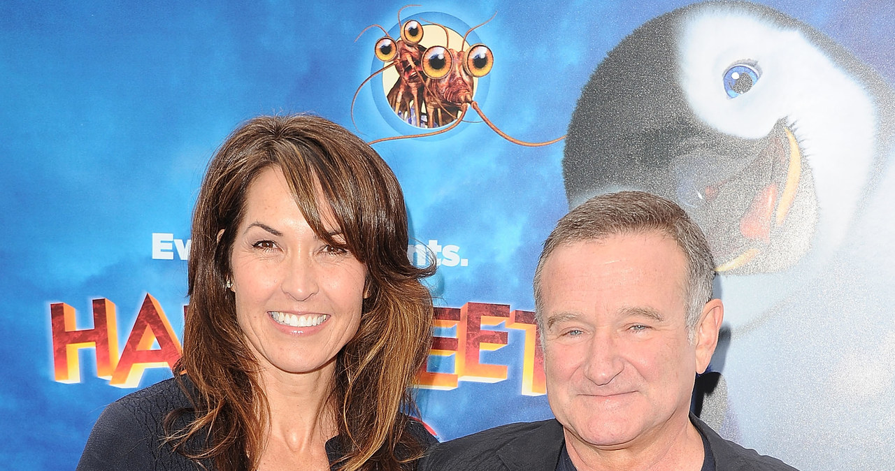 Robin Williams z żoną Susan /Jason Merrit /Getty Images