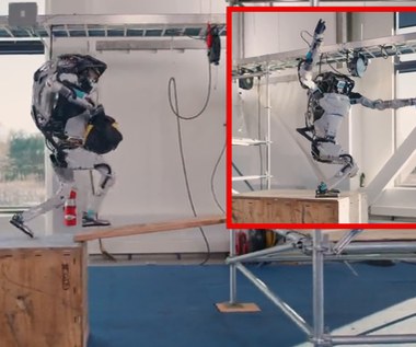 Robot Boston Dynamics jak parkourowiec! Robi salto i nosi torbę. Jest film