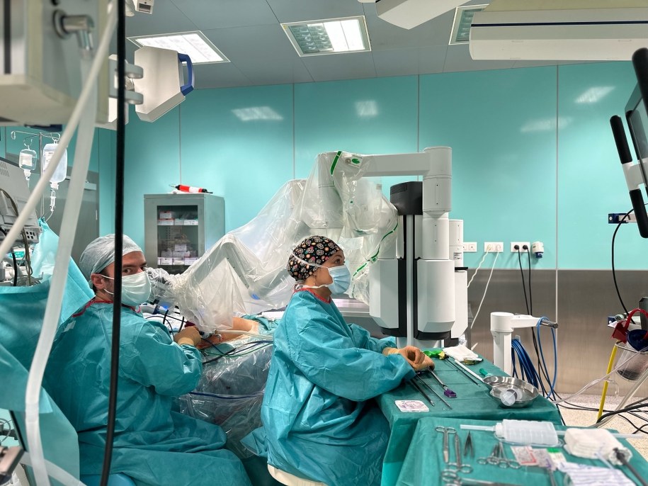 Robot da Vinci w katowickim szpitalu /Materiały prasowe