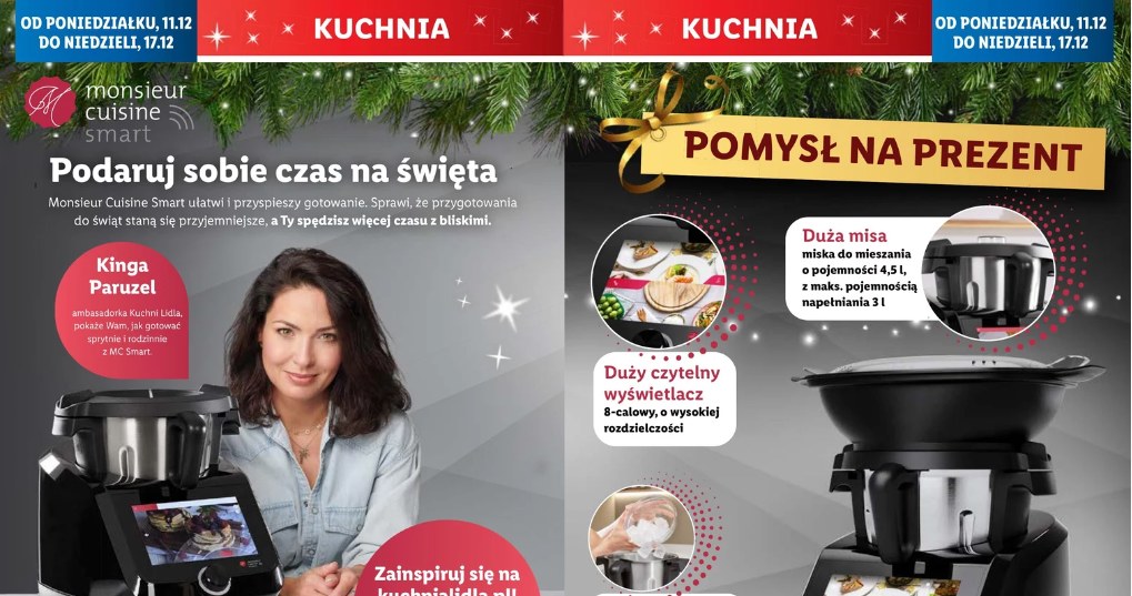 Robot kuchenny Lidla został przeceniony o 300 zł. Promocja trwa od poniedziałku 11.12 do niedzieli 17.12. /Lidl /INTERIA.PL