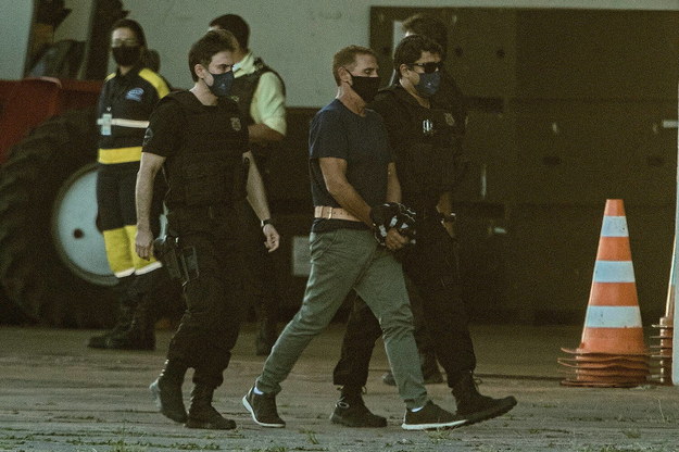 Rocco Morabito po aresztowaniu w Brazylii /Joedson Alves /PAP/EPA