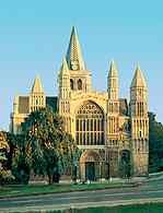 Rochester (Wielka Brytania), katedra romańsko-gotycka /Encyklopedia Internautica