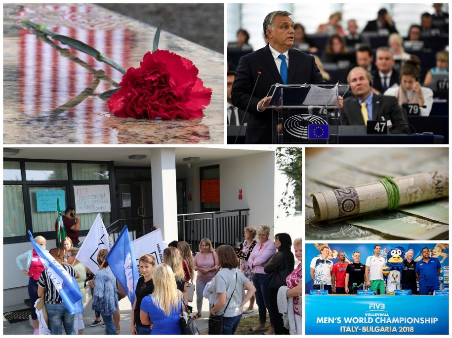 Rocznica zamachu na World Trade Center, wzrost płacy minimalnej - tymi wydarzeniami żyła we wtorek Polska i świat /PATRICK SEEGER/ MICHAEL REYNOLDS/ Maciej Kulczyński /PAP/EPA