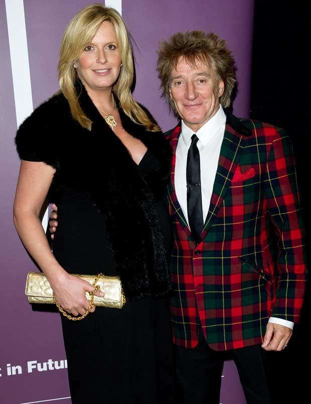 Rod Stewart z żoną, fot. Ian Gavan &nbsp; /Getty Images/Flash Press Media