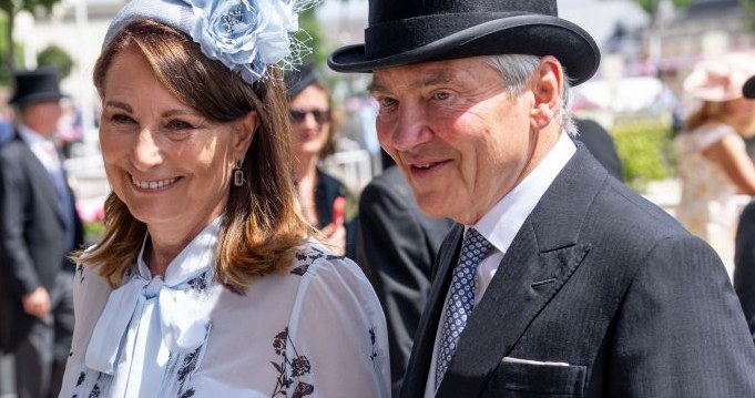 Rodzice księżnej Kate na Ascot - Carole Middleton, Michael Middleton /Mark Cuthbert / Contributor /Getty Images