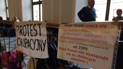 Rodzice niepełnosprawnych gotowi okupować Sejm do skutku