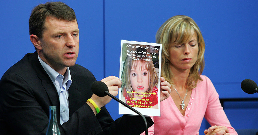 Rodzice zaginionej dziewczynki - Kate i Gerry McCann /Miguel Villagran / Stringer /Getty Images