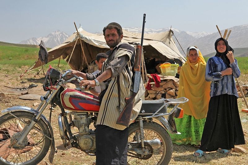 Rodzina Bachtiarów - irańskich nomadów /Wikimedia Commons /INTERIA.PL/materiały prasowe