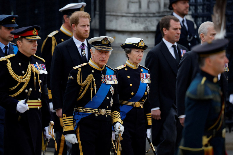 Rodzina królewska na pogrzebie królowej Elżbiety II /SARAH MEYSSONNIER/AFP /East News