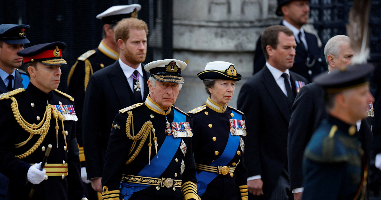 Rodzina królewska na pogrzebie królowej Elżbiety II /SARAH MEYSSONNIER/AFP /East News