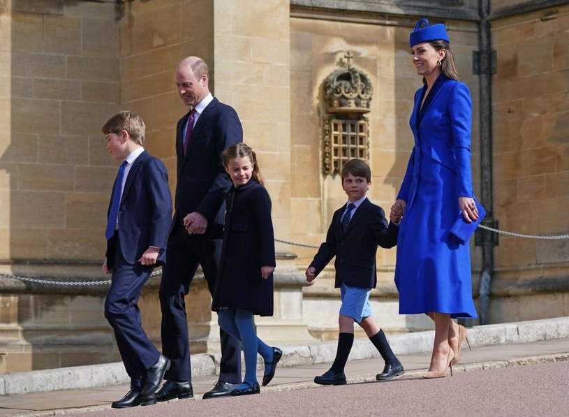 Rodzina księcia Walii w kwietniu 2023 r. /WPA Pool /Getty Images