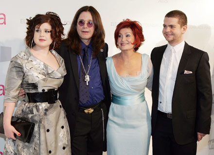 Rodzina Osbourne'ów: Kelly, Ozzy, Sharon i Jack - fot. Ethan Miller /Getty Images/Flash Press Media