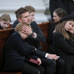 Rodzina Pawła Królikowskiego na pogrzebie aktora