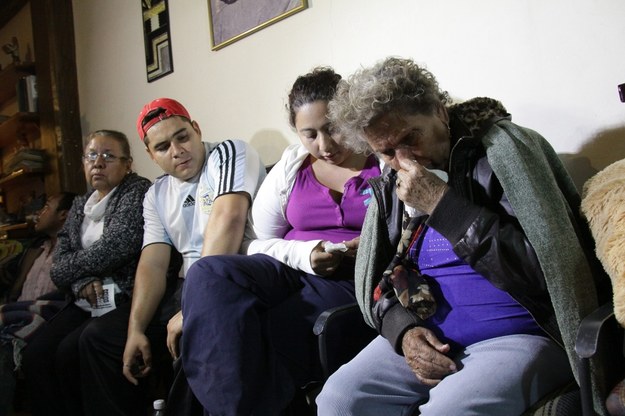 Rodzina straconego Edgara Tomayo /Roberto Sanchez /PAP/EPA