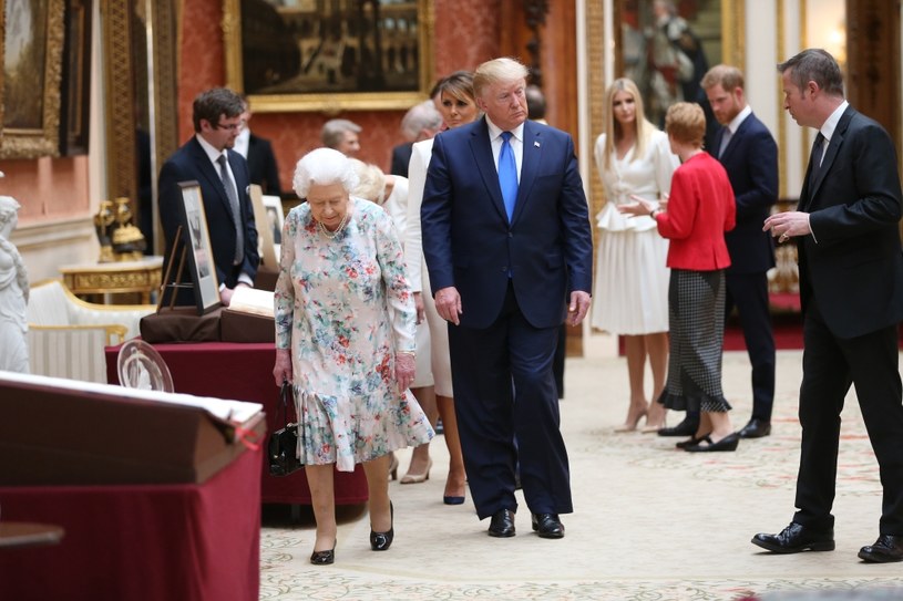 Rodzina Trumpów przebywa z wizytą w Wielkiej Brytanii /WPA Pool /Getty Images