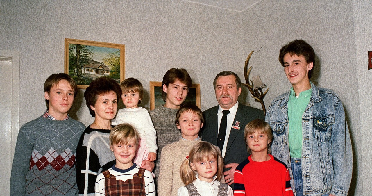 Rodzina Wałęsów (1988 r.) /- /East News